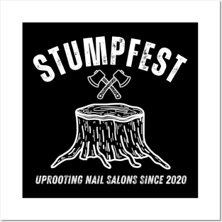 Stumpfest Funny Bluey Uprooting Nail Salons Posters and Art